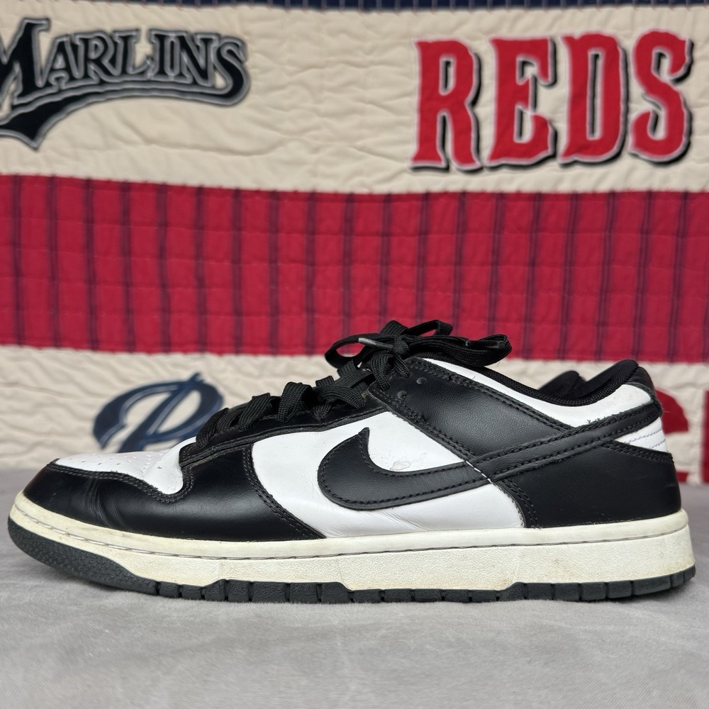 Nike Black and White Low-Top Athletic Sneakers